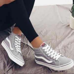 Vans high top gray